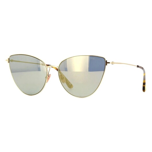 Tom Ford ANAIS-02 TF1005 32C Sunglasses Shiny Gold Cat Eye Full Rim NWT $510 main image 8